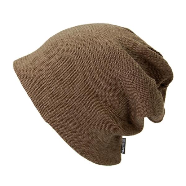 【公式】BIGWATCH 大きいサイズ 帽子  メンズ ニット帽子 リバーシブル  ブラウン ベージ...