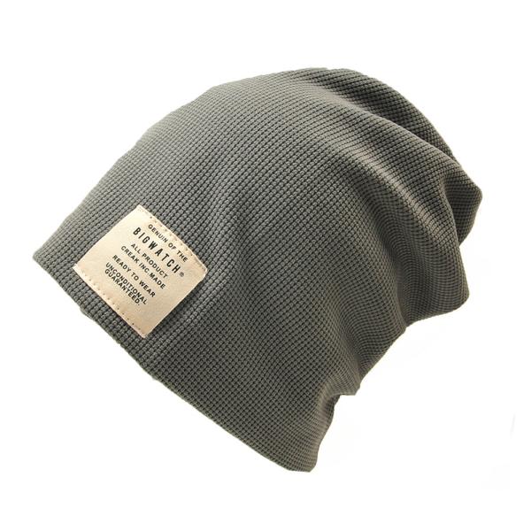 【公式】BIGWATCH 大きいサイズ 帽子  ニットキャップ サーマルリバーシブル チャコールグレ...