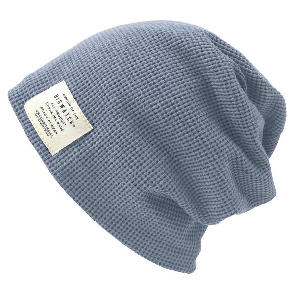 【公式】BIGWATCH 大きいサイズ 帽子  ニットキャップ サーマルリバーシブル ブルーグレー ...