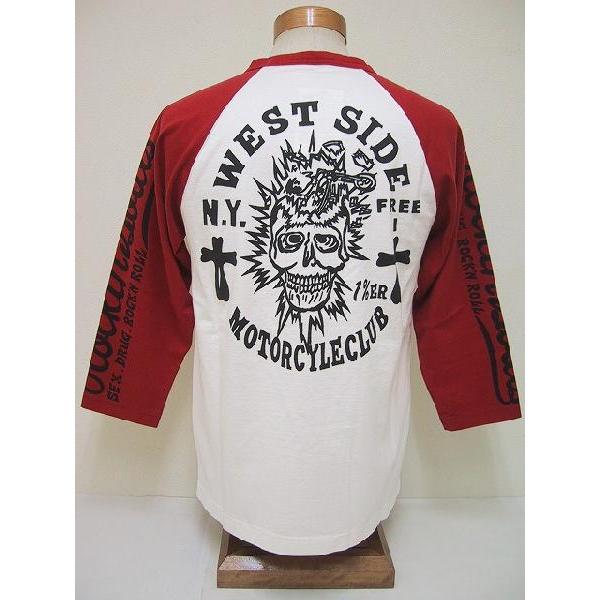 MWS エムダブルエス 七分袖 Tシャツ WESTSIDE M.C. 119700 (OFF WHI...