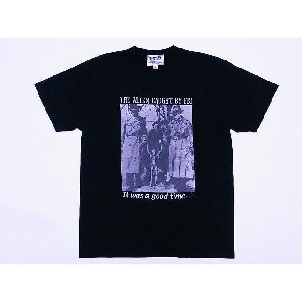 Pherrow's[フェローズ] Tシャツ THE ALIEN CAUGHT BY FBI 13S-...