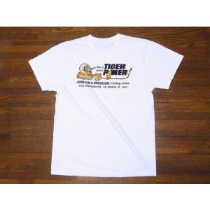 フェローズ Pherrow&apos;s Tシャツ 21S-PT19 TIGER POWER (ホワイト)