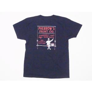 Pherrow's フェローズ Tシャツ 22S-PT10 PHERROW'S PAINT CO. (S.ブラック)｜cream05