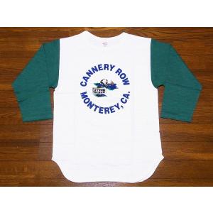 WAREHOUSE[ウエアハウス] ベースボールTシャツ 4800 七分袖 CANNERY ROW ...