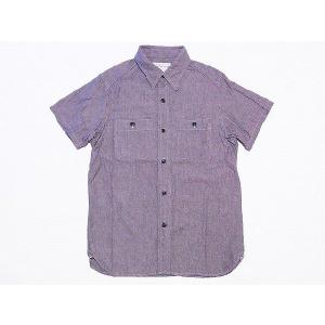 FULLCOUNT[フルカウント] シャンブレーシャツ 4867 半袖 ベーシック BASIC CHAMBRAY SHIRTS (GRAY)｜cream05