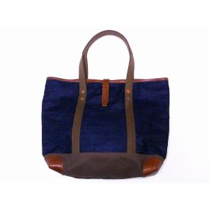 WAREHOUSE ウエアハウス トートバッグ デニム 5212 デニムトートバッグ DENIM TOTE BAG (インディゴデニム)｜cream05