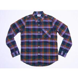 CHALLENGER（チャレンジャー） オンブレチェック長袖ネルシャツ : Nana