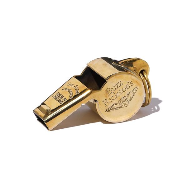 Buzz Rickson&apos;s ホイッスル BR02763 BRASS WHISTLE ブラス製 (真...