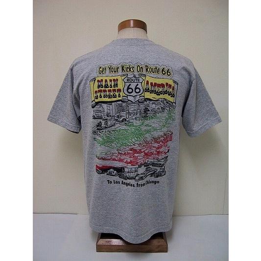 CHESWICK[チェスウィック] Tシャツ "ROUTE 66 ILLINOIS" (GRAY)