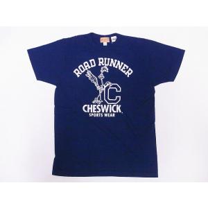 CHESWICK[チェスウィック] Tシャツ ロードランナー CH78497 ROAD RUNNER LEANING RR (ネイビー)｜cream05