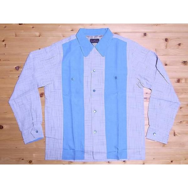 Dry Bones[ドライボーンズ] オープンシャツ 長袖 2Tone Nep Yarn Open ...