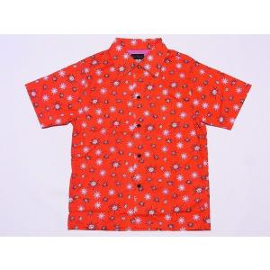 Dry Bones[ドライボーンズ] オープンシャツ SPUTNIK 半袖 Print Open Shirt DS-2169 (RED)｜cream05