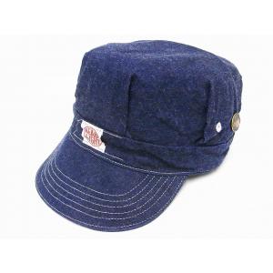 HEADLIGHT ヘッドライト ワークキャップ デニム HD02415 11oz. BLUE DENIM WORK CAP (NAVY)｜cream05