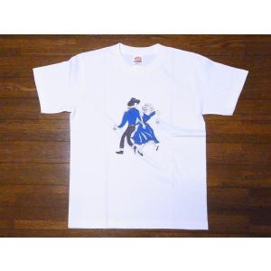 Dry Bones ドライボーンズ Tシャツ SQUARE DANCE PT-833 Print T-Shirt (ホワイト)｜cream05