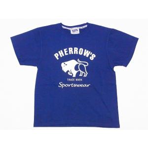 Pherrow's[フェローズ] Tシャツ 17S 18S-PT2 PHERROW'S Sportswear (S.ネイビー)｜cream05