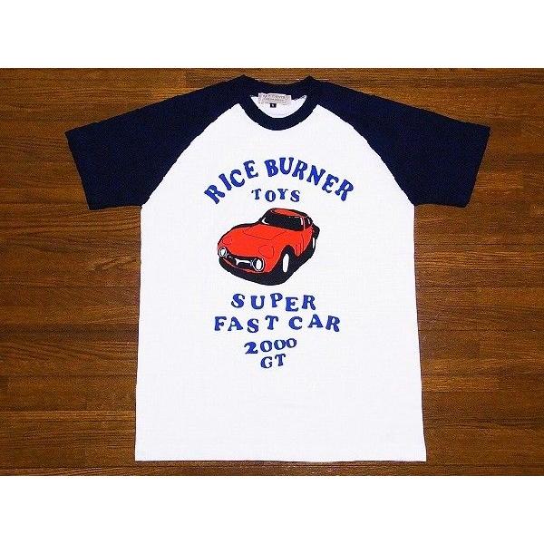 RICE BURNER[ライスバーナー] Tシャツ ラグランスリーブ CAL 2000GT RB-1...