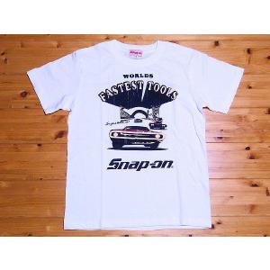 RICE BURNER[ライスバーナー] Tシャツ SNAP-ON スナップオン WORLDS FASTEST TOOLS RBS-0003 (ホワイト)｜cream05