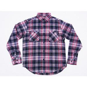 SUGAR CANE[シュガーケーン] ネルシャツ SC26717 TWILL CHECK WORK SHIRT (GRAY)｜cream05