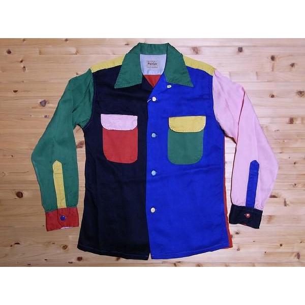 STYLE EYES[スタイルアイズ] オープンシャツ RAYON 長袖 HAND STITCHIN...