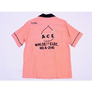STYLE EYES[スタイルアイズ] ボウリングシャツ ACE ボーリングシャツ SE36861 (PINK)｜cream05