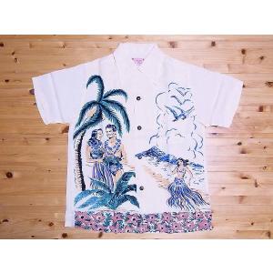 SUN SURF サンサーフ アロハシャツ HAWAIIAN SKULL BORDER ハワイアン