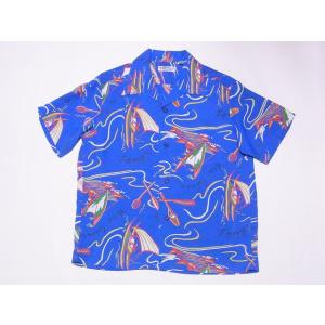 SUN SURF サンサーフ アロハシャツ “SOUTH SEA OUTRIGGER” S/S RAYON