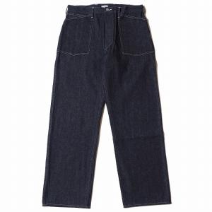 ウエアハウス WAREHOUSE 1221 U.S. ARMY DENIM PANTS デニム ワークパンツ USアーミー デニムパンツ トラウザーズ (インディゴデニム/NON-WASH)｜cream05