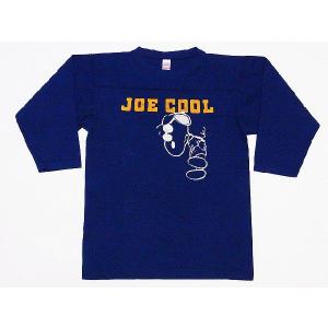 WAREHOUSE[ウエアハウス] フットボールTシャツ 七分袖 ヴィンテージ スヌーピー SNOOPY JOE COOL (ネイビー)｜cream05