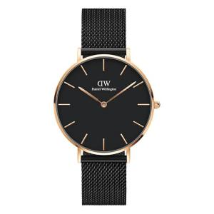 DANIEL WELLINGTON ダニエルウェリントン 時計 腕時計 DW00100307 メンズ レディース ブラック ローズゴールド Petite Ashfield 36mm DW  プレゼント シンプル｜creao