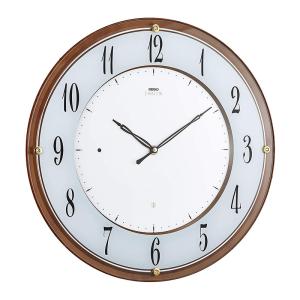 エンブレム 壁掛け時計 セイコー 電波 静音 電波時計 掛時計 クロック