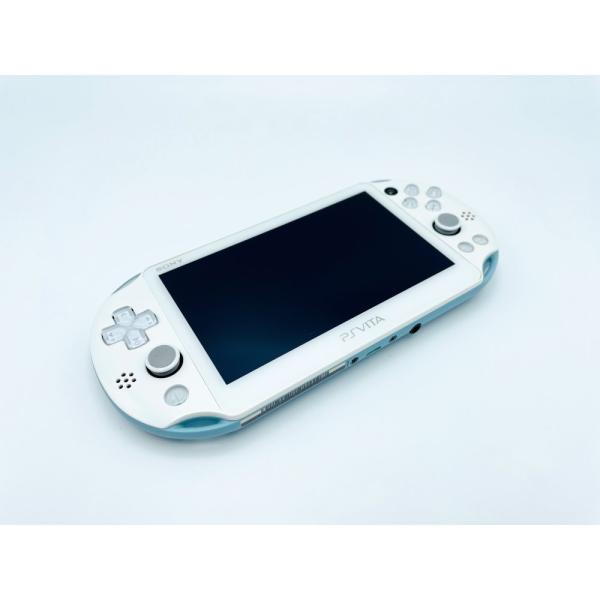 中古 PlayStation Vita Wi-Fiモデル ライトブルー/ホワイト (PCH-2000...