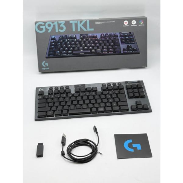 中古 Logicool G ロジクール G ゲーミングキーボード テンキーレス LIGHTSYNC ...