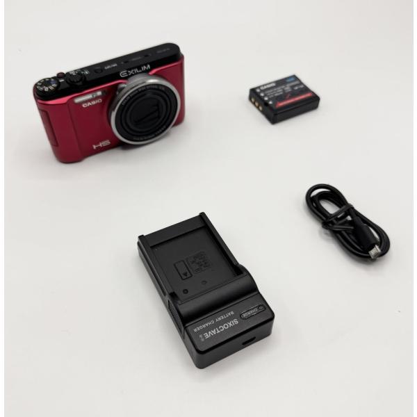 中古 CASIO デジタルカメラ EXILIM 1610万画素 光学ズーム12.5倍 EX-ZR10...