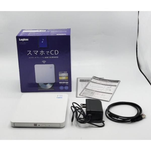 【 中古 】ロジテック 音楽CD取り込みドライブ WiFi 5Ghz対応 11ac iOS/Andr...
