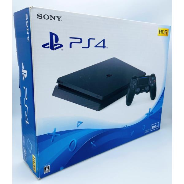 PlayStation 4 ジェット・ブラック 500GB (CUH-2200AB01)【メーカー生...