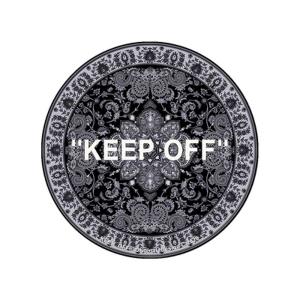 Paisley KEEP OFF Logo Rug ペイズリー柄 バンダナ柄 キープオフ ラグ