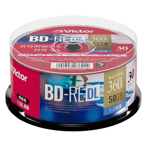 ビクター Victor くり返し録画用 BD-RE VBE260NP30SJ1 (片面2層/1-2倍...