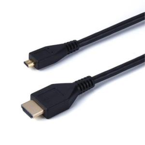 Micro HDMI ケーブル 【マイクロHDMIケーブル】（高品質・Ver1.4規格・1080Pフルスペックハイビジョン対応・HEC対応・イーサネット対応）【2M】