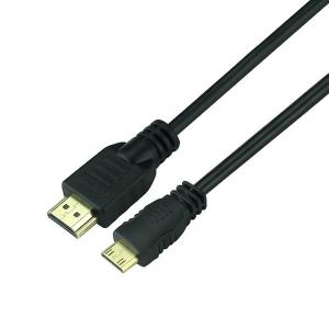 Mini HDMI ケーブル 【ミニHDMIケーブル】（高品質HDMIケーブル・Ver1.4規格・1080Pフルスペックハイビジョン対応・HEC対応・イーサネット対応）【2M】｜create-discover