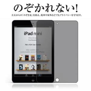 iPad mini 4 / mini 5 覗き見防止 液晶保護ガラスフィルム 縦向タイプ (0.33mm 2.5D iPad mini4 mini5 強化ガラス プライバシーガードナ ケース)
