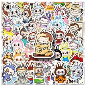 ラブブ ステッカー2PCS 100枚入 防水シ...の詳細画像1