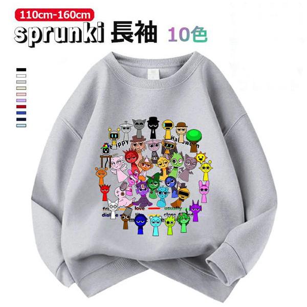 スプランキー 子供服 長袖 パーカー sprunki plush 春 秋 アイテム トップス 男の子...