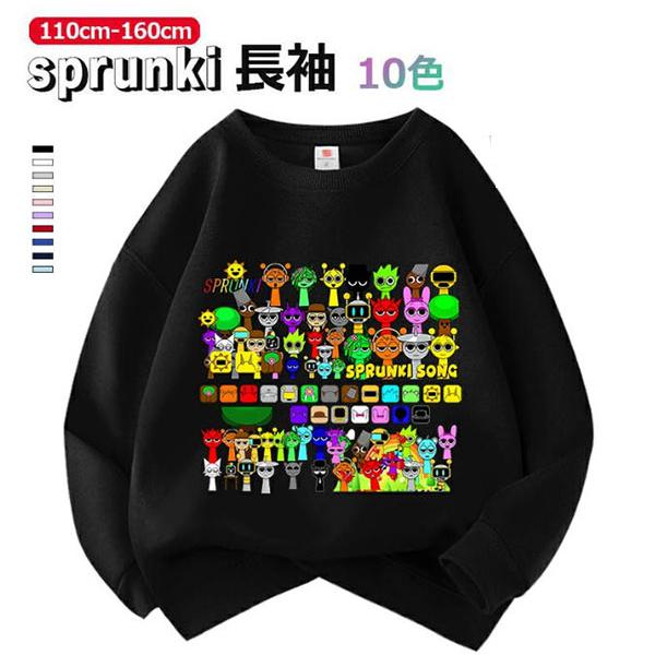 スプランキー 子供服 長袖 パーカー sprunki plush 春 秋 アイテム トップス 男の子...