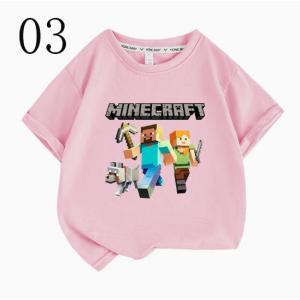 Minecraft子供成人服 半袖Tシャツ 通...の詳細画像3