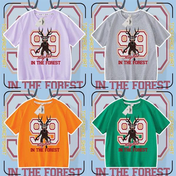 99 Nights in the Forest子供服 半袖Tシャツ 男の子 女の子 子ども服 小学生...