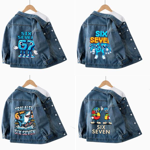 キッズ アウター デニムジャケット ジャンパー 子供服 春夏秋 衣装 ダンス Gジャン ジャケット ...