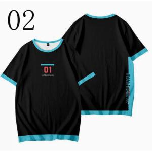 初音ミク 風 成人服 半袖Tシャツ 男の子 女...の詳細画像2