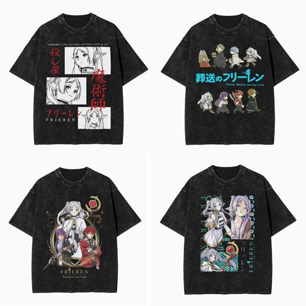 送料無料◆ 葬送のフリーレン 風 フリーレン アウラ 半袖 Tシャツ 大人気 キャラクターグッズ 周...
