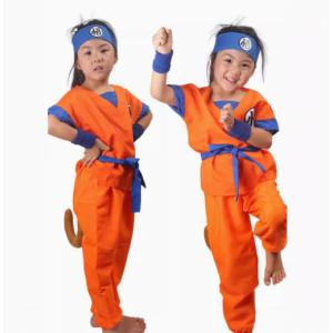 ドラゴンボール 風 孫悟空風 コスプレ衣装 半...の詳細画像1