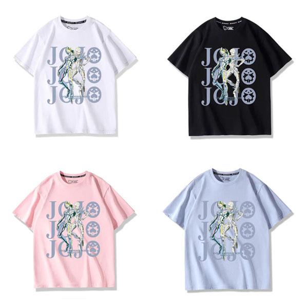 2026 新品 ジョジョの奇妙な冒険  風 半袖 Tシャツ 大人気 キャラクターグッズ 周辺 通気 ...